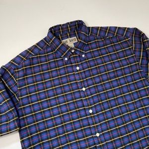 Vintage Plaid Button Up Shirt